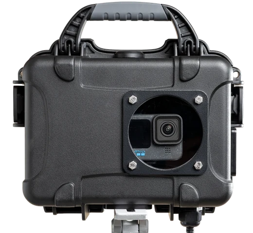 Weatherproof housing with GoPro